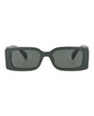 Gucci Womens Square/Rectangle Grey Grey Smoke Fashion Designer Eyewear
