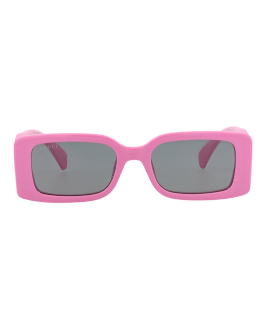 Gucci Womens Square/Rectangle Pink Pink Grey Fashion Designer Eyewear