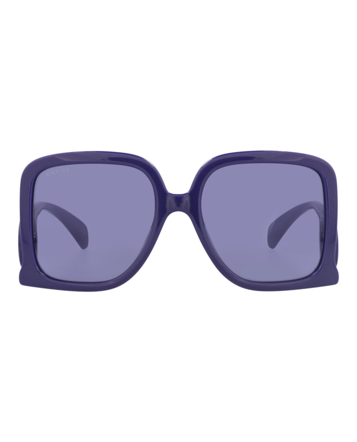 Gucci Womens Square/Rectangle Violet Violet Violet Fashion Designer Eyewear