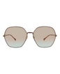 Gucci Womens Square/Rectangle Brown Brown Brown Fashion Designer Eyewear
