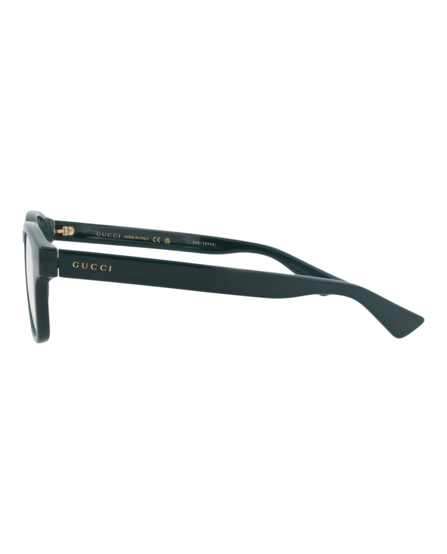 Gucci Mens Round/Oval Green Green Transparent Fashion Designer Eyewear