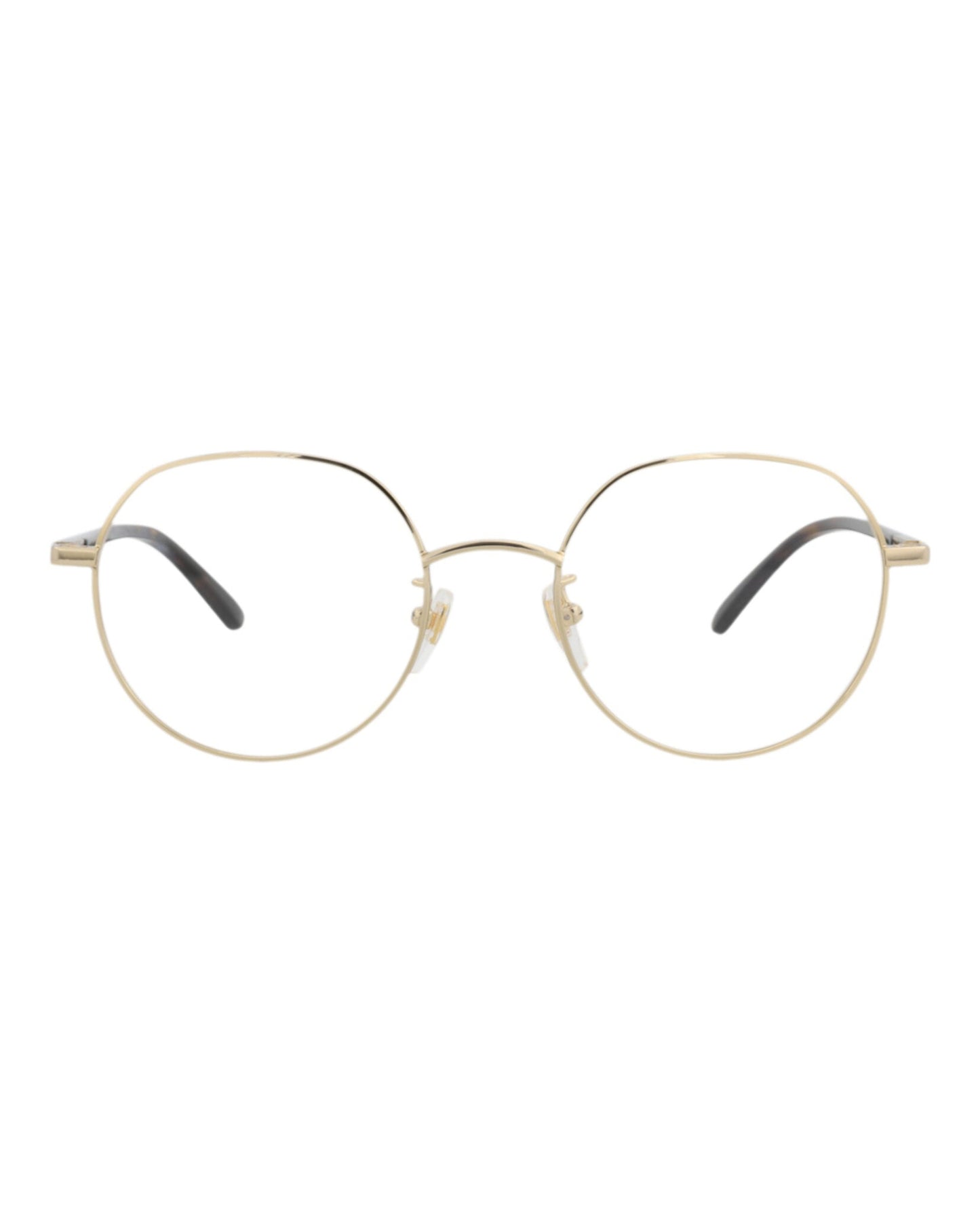 Gucci Mens Round/Oval Gold Havana Transparent Fashion Designer Eyewear