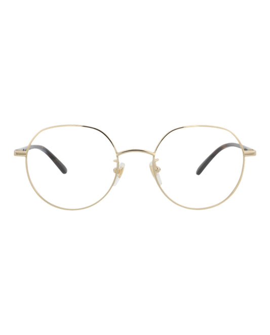 Gucci Mens Round/Oval Gold Havana Transparent Fashion Designer Eyewear