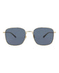Gucci Mens Square/Rectangle Gold Havana Blue Fashion Designer Eyewear