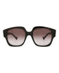 Gucci Womens Square/Rectangle Havana Havana Brown Fashion Designer Eyewear