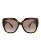 Gucci Womens Square/Rectangle Havana Havana Brown Fashion Designer Eyewear