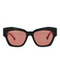 Gucci Womens Cat Eye Black Havana Orange Fashion Designer Eyewear