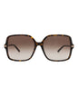 Gucci Womens Square/Rectangle Havana Havana Brown Fashion Designer Eyewear