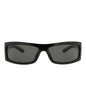 Gucci Mens Shield/Wrap Black Black Grey Fashion Designer Eyewear