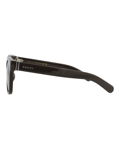 Gucci Womens Square/Rectangle Brown Brown Green Fashion Designer Eyewear