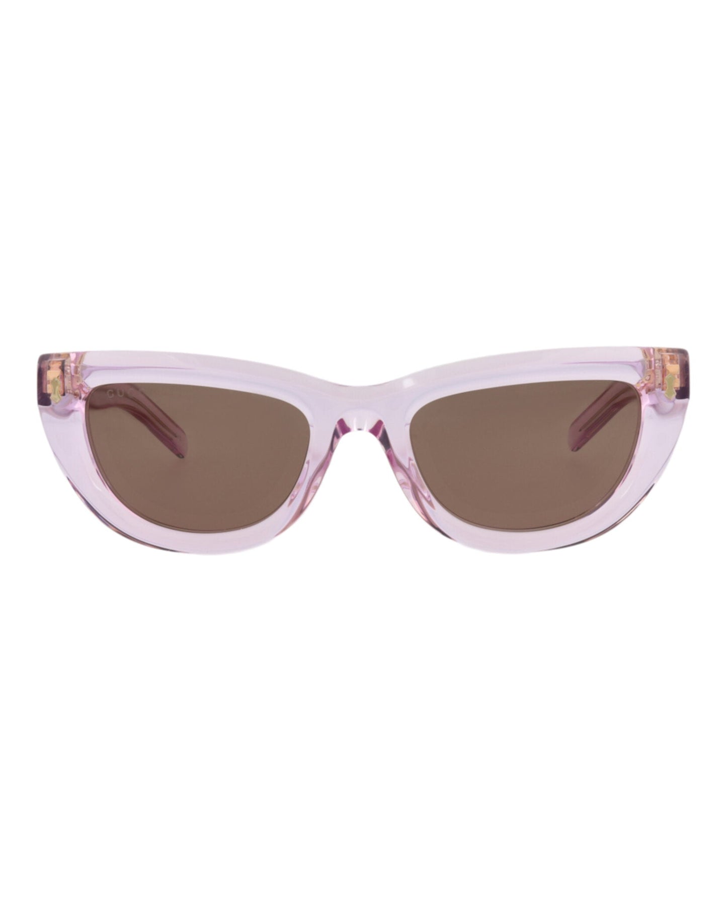 Gucci Womens Cat Eye Violet Violet Brown Fashion Designer Eyewear