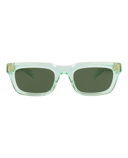 Gucci Mens Square/Rectangle Green Green Green Fashion Designer Eyewear