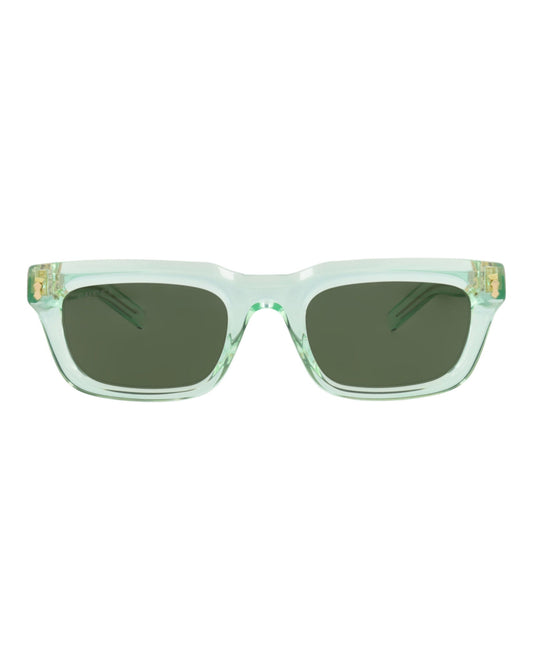 Gucci Mens Square/Rectangle Green Green Green Fashion Designer Eyewear