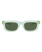 Gucci Mens Square/Rectangle Green Green Green Fashion Designer Eyewear