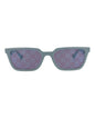Gucci Mens Square/Rectangle Light Blue Light Blue Violet Fashion Designer Eyewear