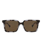 Gucci Mens Square/Rectangle Grey Grey Brown Fashion Designer Eyewear