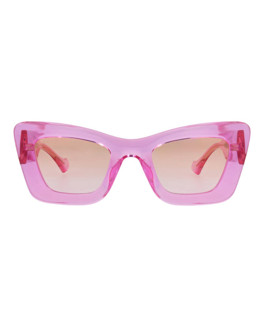 Gucci Womens Cat Eye Red Red Violet Fashion Designer Eyewear