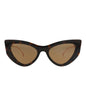 Gucci Womens Cat Eye Havana Gold Brown Fashion Designer Eyewear