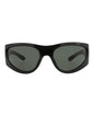Gucci Mens Shield/Wrap Black Black Grey Fashion Designer Eyewear