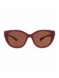 Gucci Womens Cat Eye Burgundy Burgundy Brown Fashion Designer Eyewear