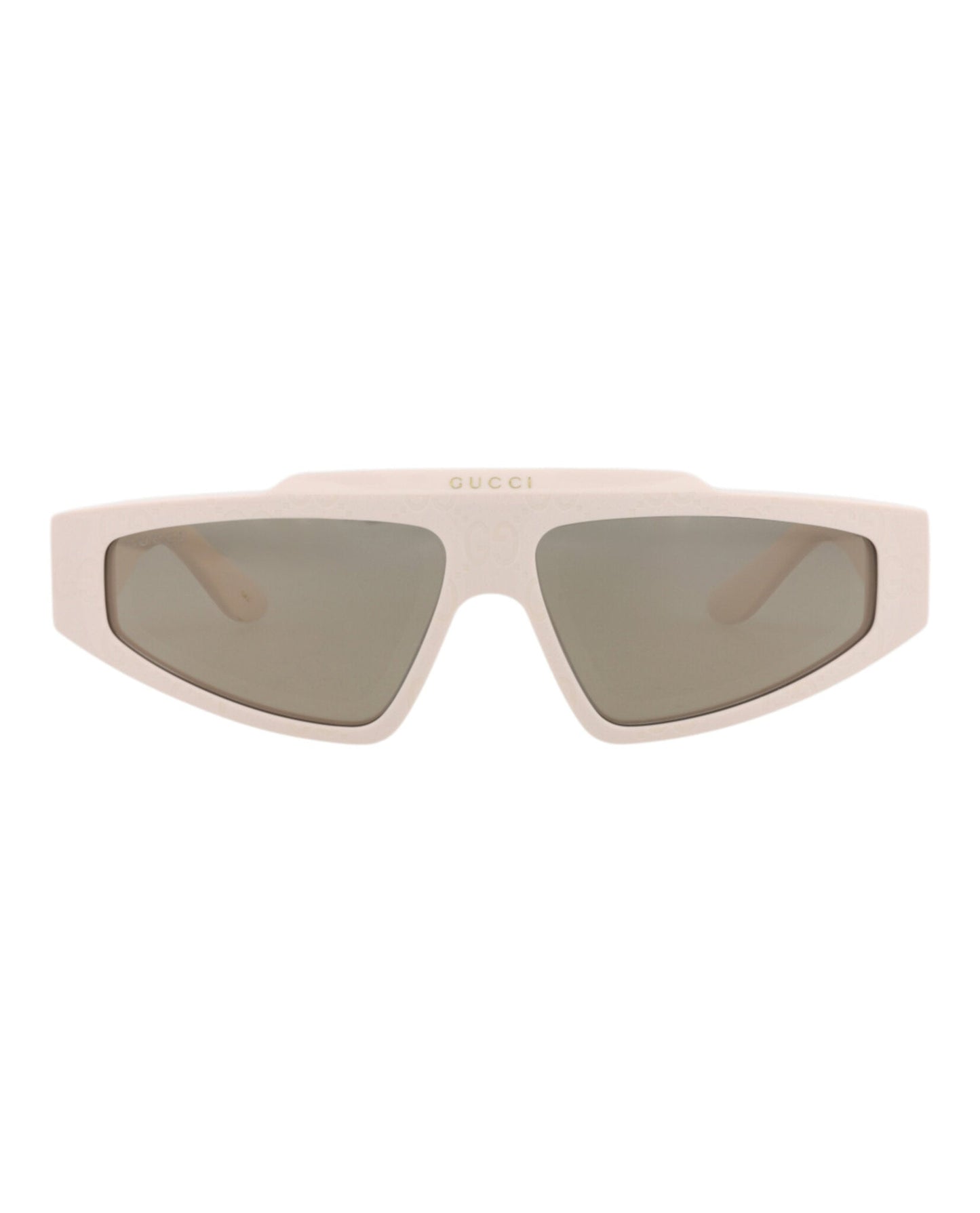 Gucci Mens Square/Rectangle Ivory Ivory Grey Fashion Designer Eyewear