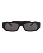Gucci Mens Square/Rectangle Black Black Grey Fashion Designer Eyewear