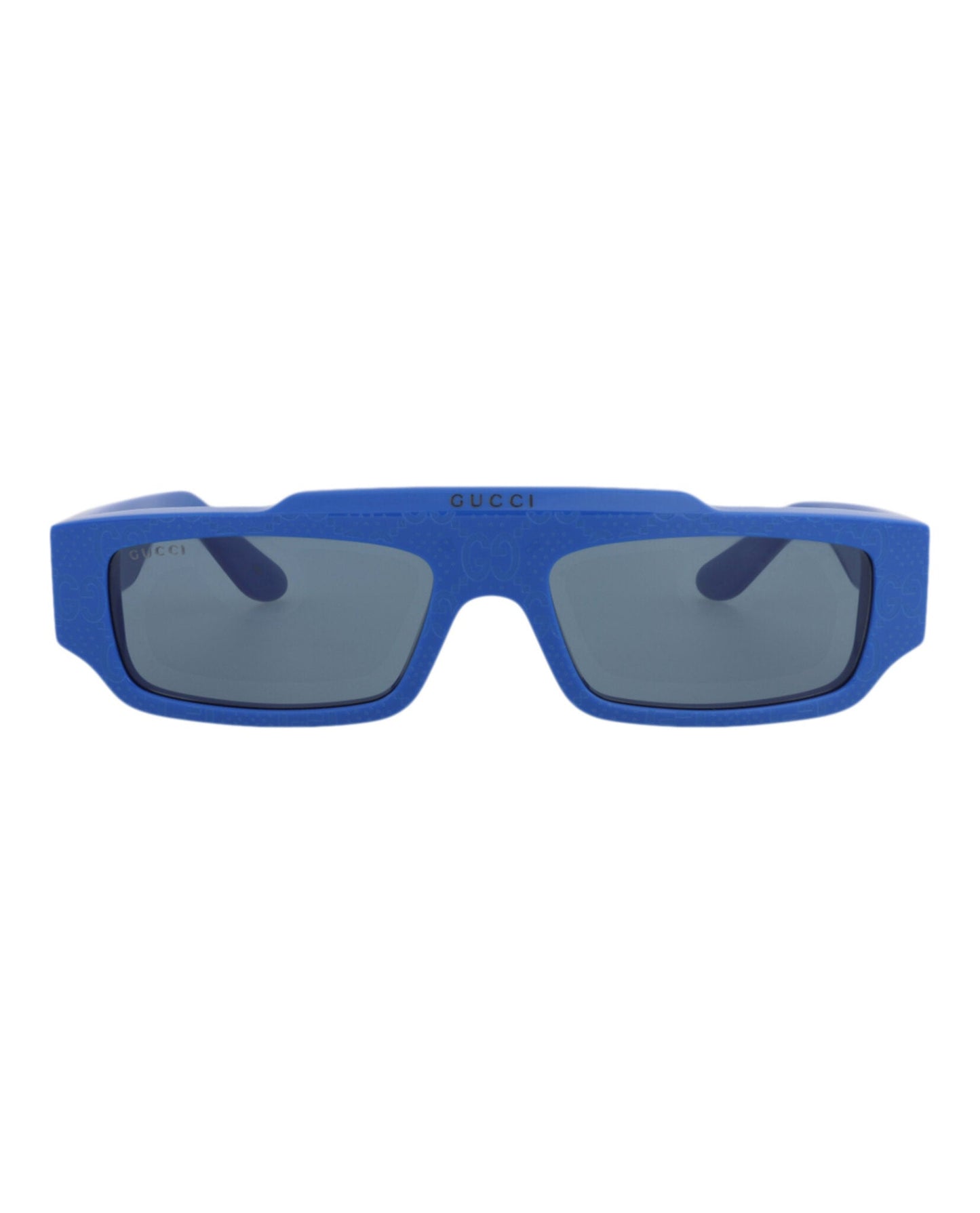 Gucci Mens Square/Rectangle Blue Blue Blue Fashion Designer Eyewear