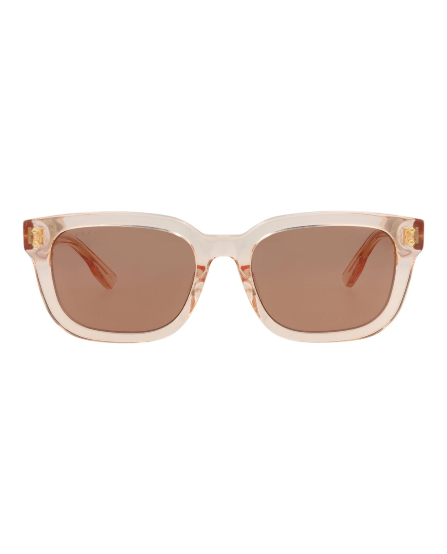 Gucci Womens Square/Rectangle Orange Orange Red Fashion Designer Eyewear
