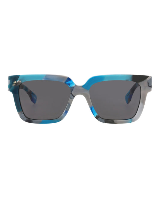 Gucci Mens Square/Rectangle Blue Blue Grey Fashion Designer Eyewear