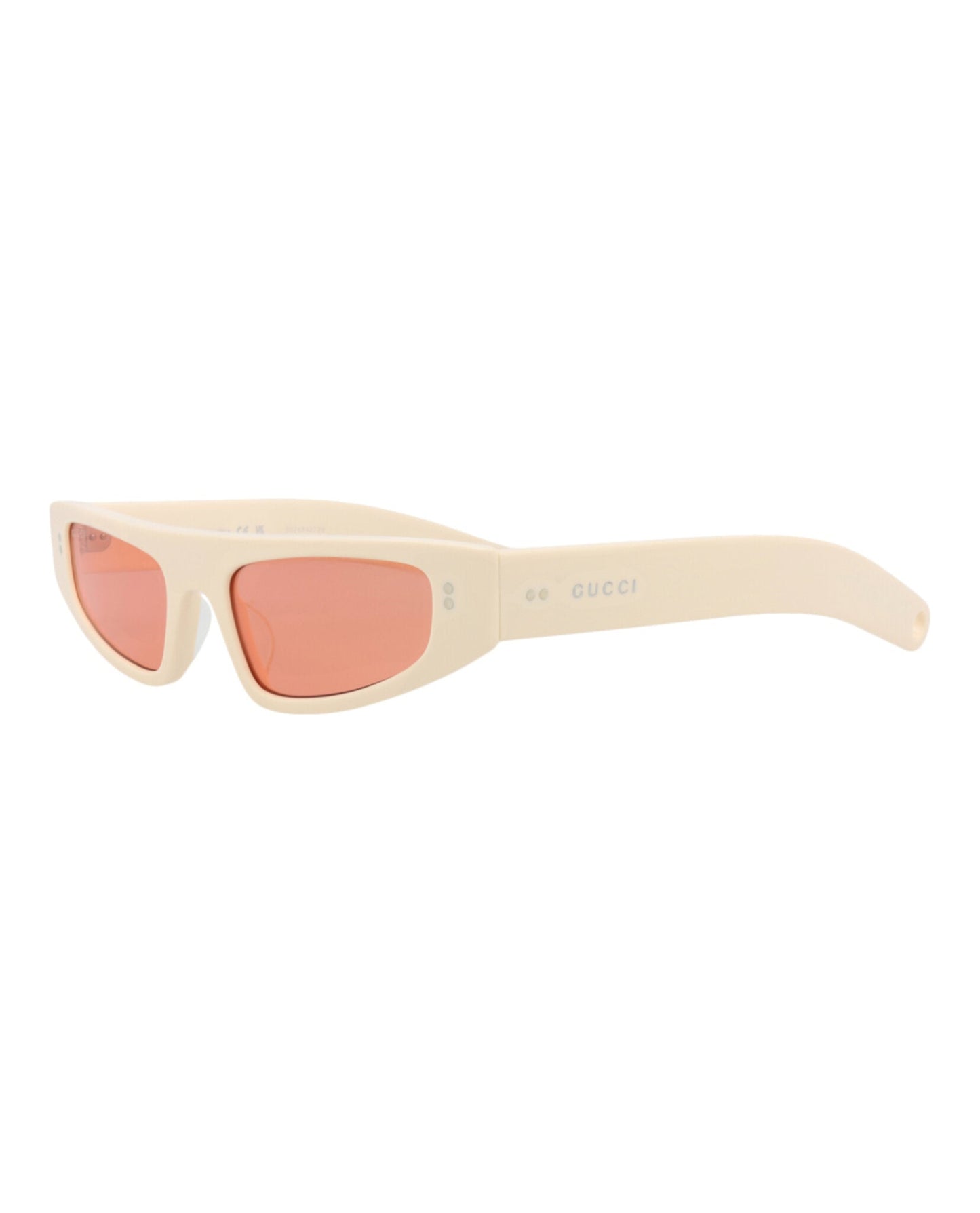 Gucci Womens Cat Eye Ivory Ivory Red Fashion Designer Eyewear