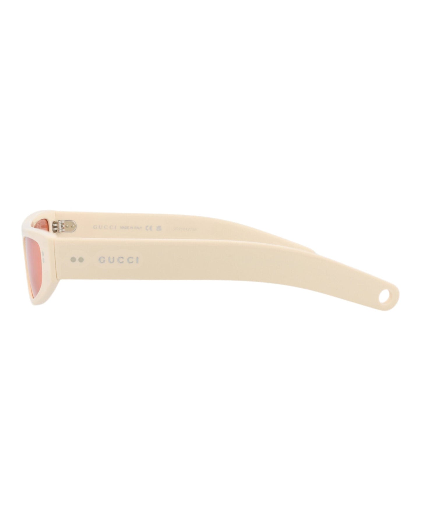 Gucci Womens Cat Eye Ivory Ivory Red Fashion Designer Eyewear