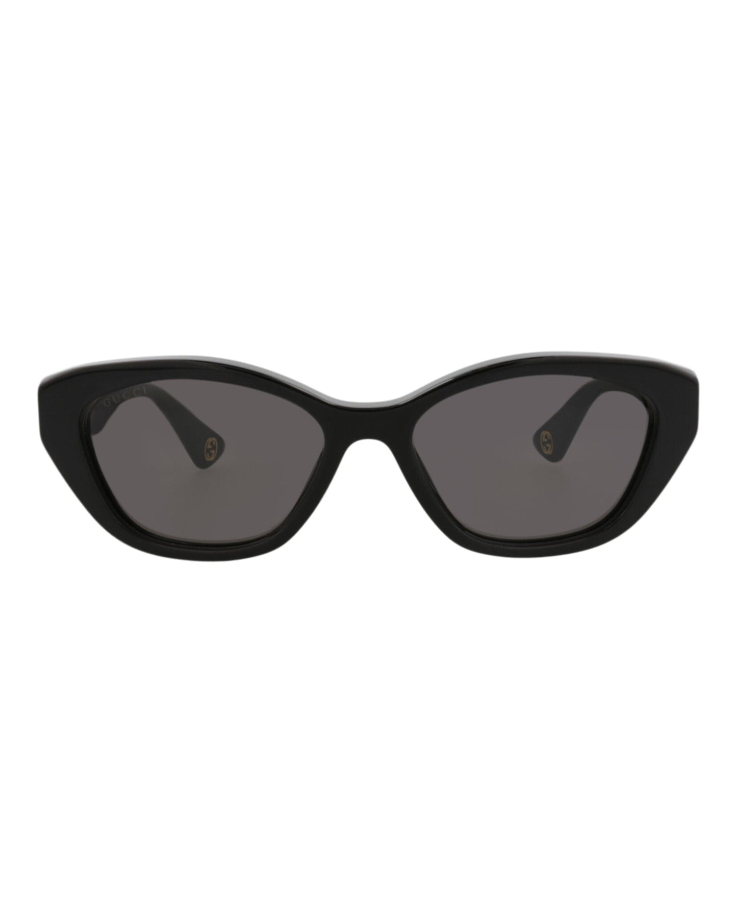 Gucci Womens Cat Eye Black Black Grey Fashion Designer Eyewear