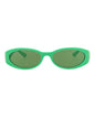 Gucci Womens Round/Oval Green Green Green Fashion Designer Eyewear