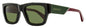 Gucci Bilayer Rectangular Sunglasses GG1668S 003 Black/Green/Red 52mm Black Green Red