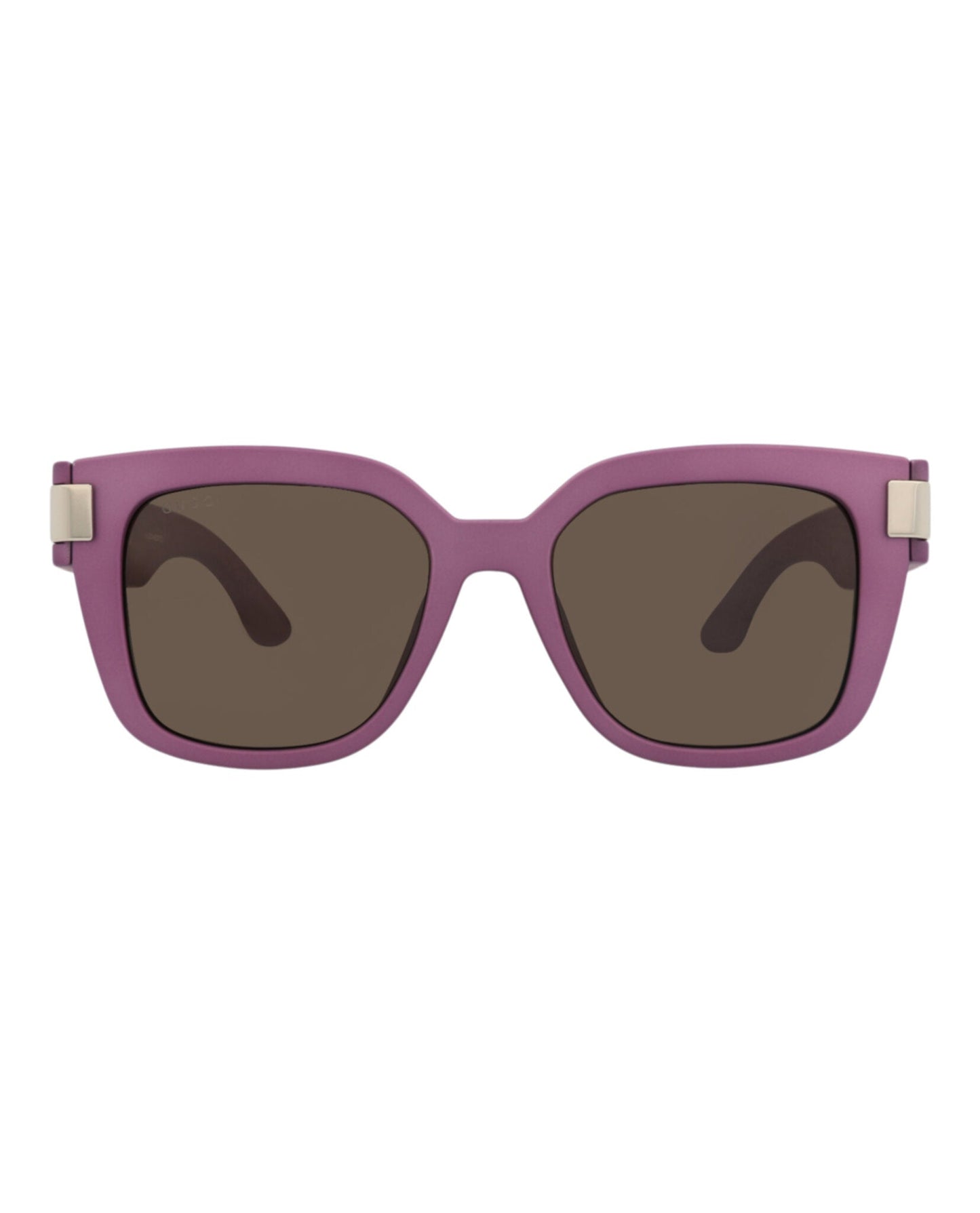 Gucci Womens Square/Rectangle Violet Violet Brown Fashion Designer Eyewear