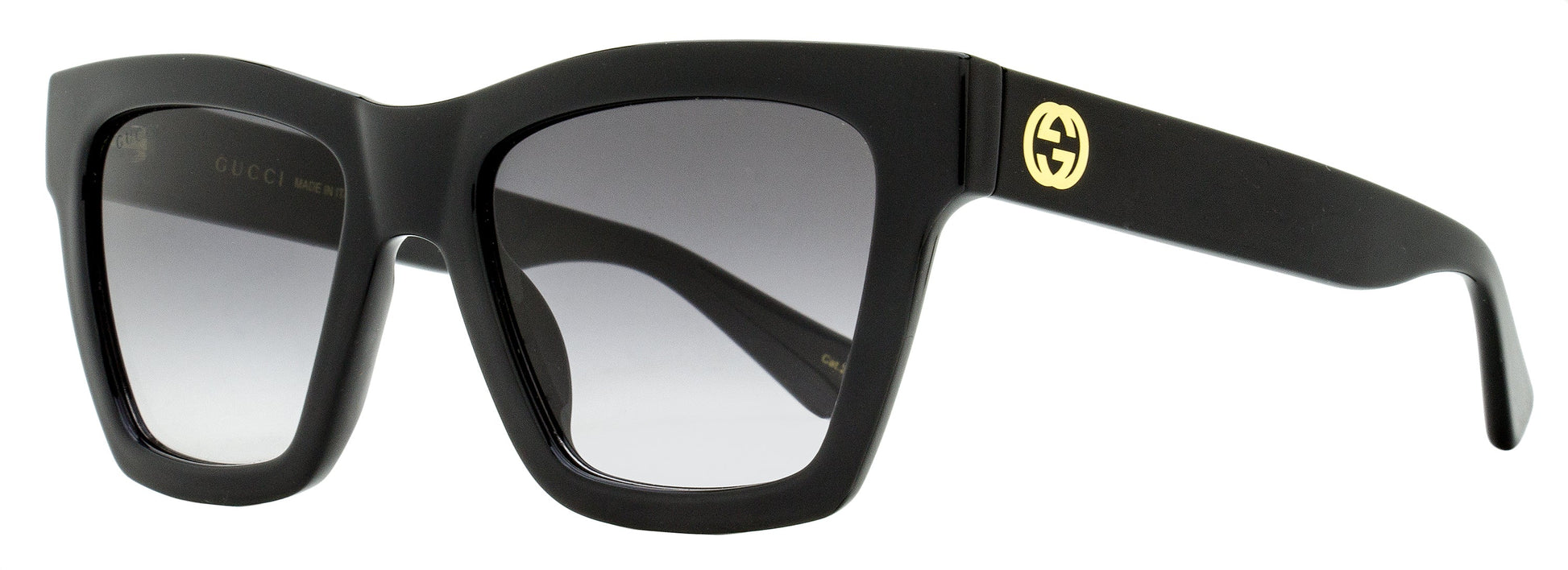 Gucci GG Square Sunglasses GG1714S 001 Black 54mm Black