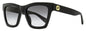 Gucci GG Square Sunglasses GG1714S 001 Black 54mm Black