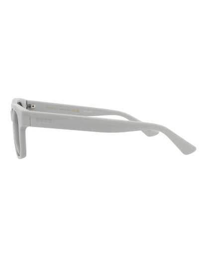 Gucci Mens Square/Rectangle Grey Grey Grey Fashion Designer Eyewear