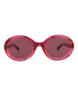 Gucci Womens Round/Oval Red Red Violet Fashion Designer Eyewear