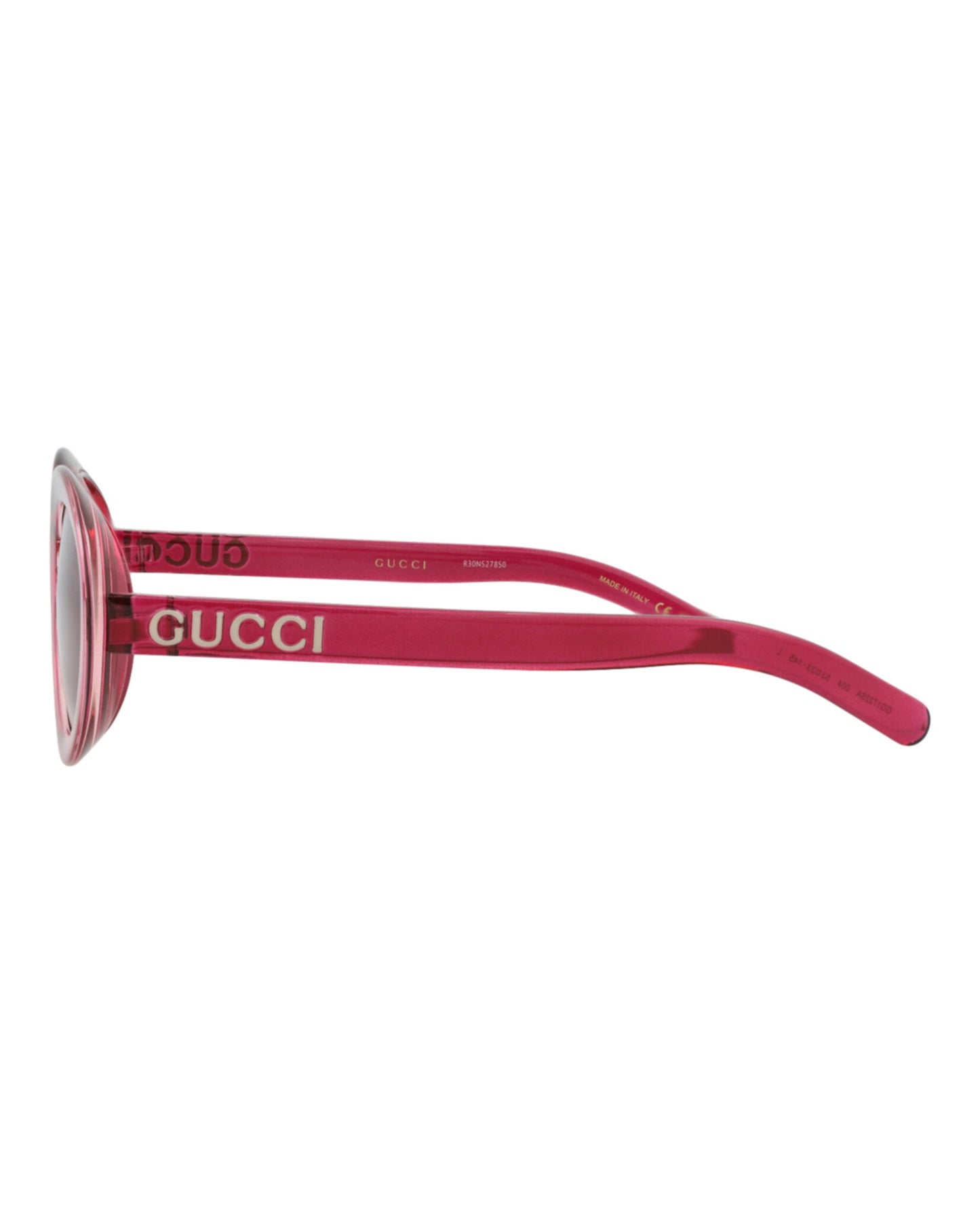Gucci Womens Round/Oval Red Red Violet Fashion Designer Eyewear