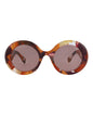 Gucci Womens Round/Oval Orange Orange Violet Fashion Designer Eyewear