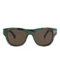 Gucci Mens Square/Rectangle Green Green Brown Fashion Designer Eyewear