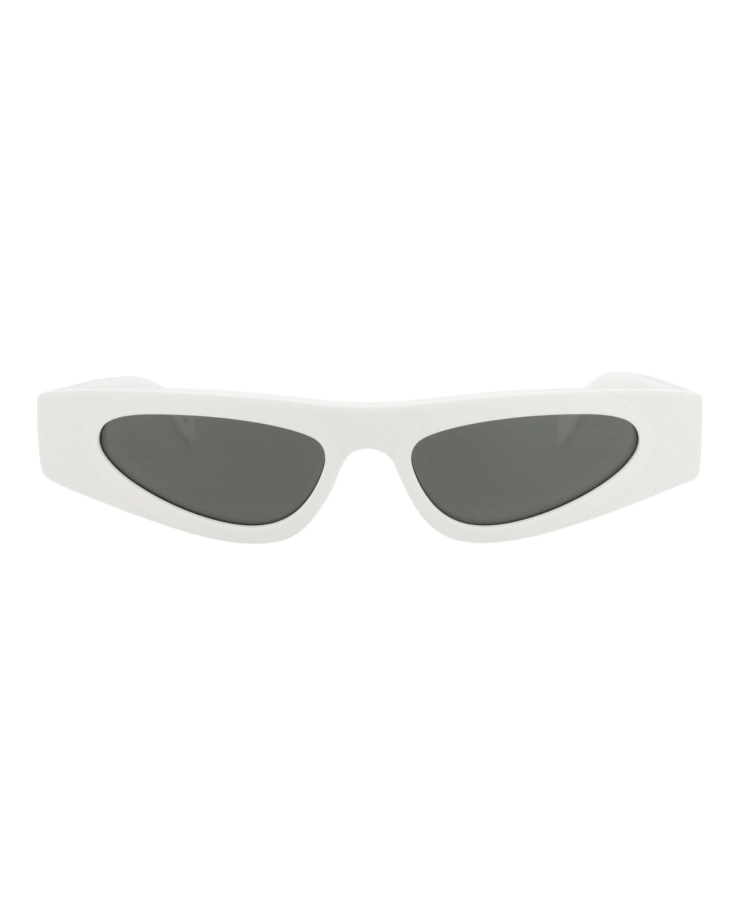 Gucci Womens Cat Eye White White Grey Fashion Designer Eyewear