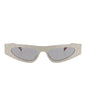 Gucci Womens Cat Eye Silver Silver Smoke Fashion Designer Eyewear