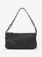 Fendi Shoulder Bag Black Canvas