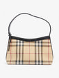 Burberry Check Shoulder Bag Nova Check / Black Coated Canvas