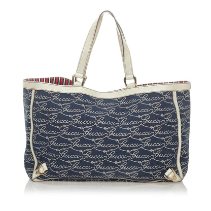 Gucci Abbey D- Ring Canvas Tote Bag (SHG-32612)