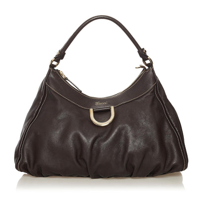 Gucci Abbey D-Ring Leather Shoulder Bag (SHG-34346)