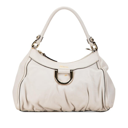 Gucci Abbey D-Ring Leather Shoulder Bag (SHG-TpZLhT)