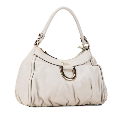 Gucci Abbey D-Ring Leather Shoulder Bag (SHG-TpZLhT)